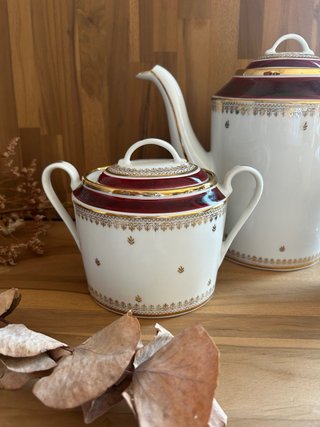 Juego de cafe mazagran porcelana francesa