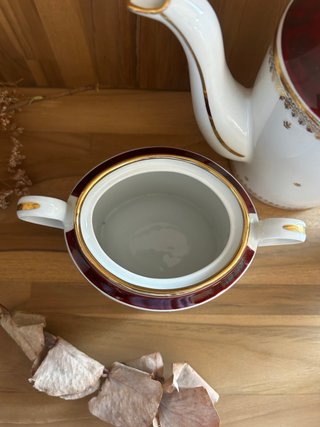 Juego de cafe mazagran porcelana francesa