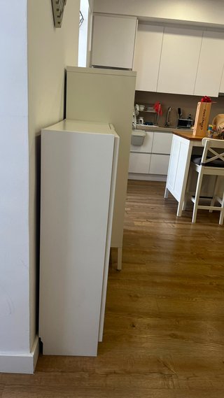 Librería BILLY con puertas OXBERG blanca