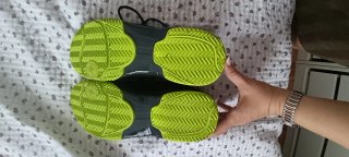 Zapatillas Padel KUIKMA Negras y Verdes