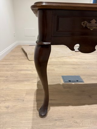 Mesa escritorio colonial madera