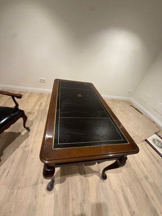 Mesa escritorio colonial madera
