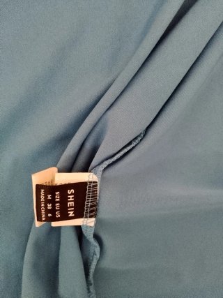 Vestido largo azul