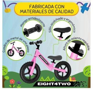 ¡NUEVA! Bicicleta de Equilibrio Rosa EIGHT4TWO