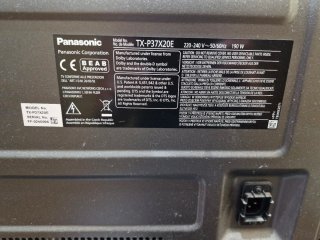 Televisor Panasonic 37 Negro