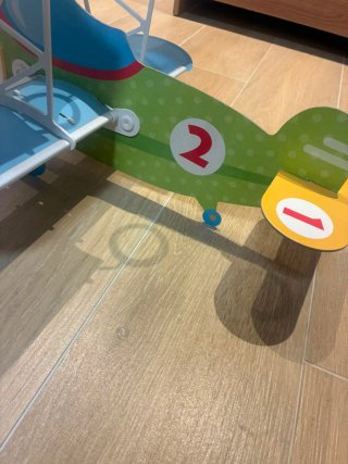 Lámpara infantil avión biplano