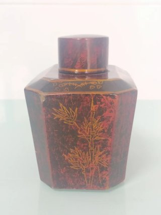 Botella Antigua Japonesa de Té