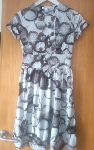 Vestido Mango Talla M Estampado