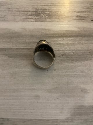 Anillo Plata 925 con Piedra Negra