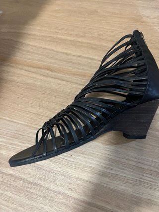 Sandalias Mustang Piel Negra