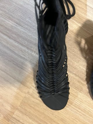 Sandalias Mustang Piel Negra