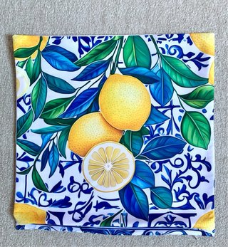 Set 4 Ud.Fundas para Cojines Decorativas Limones