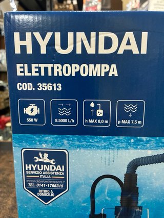 Pompa sommersa Hyundai 550W