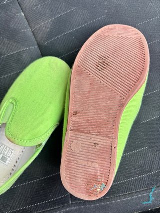 Zapatillas infantiles verde Talla 25