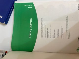 Física y química 1 Bachillerato