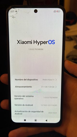 Xiaomi Redmi Note 11 Negro
