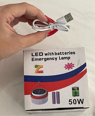 Lampada LED Campeggio Solare/USB
