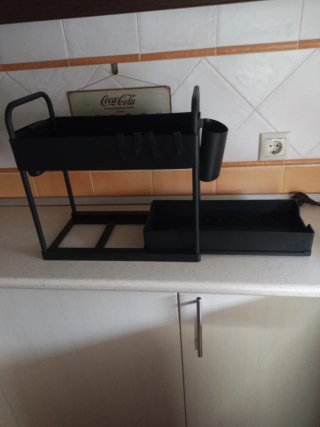 Organizador de cocina negro