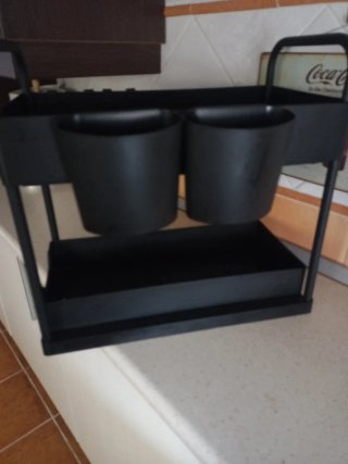 Organizador de cocina negro