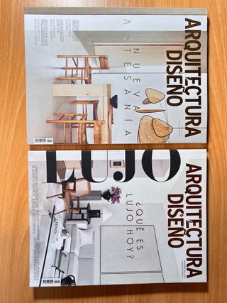Lote de 6 revistas Arquitectura y Diseño