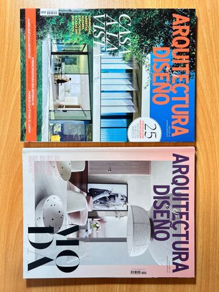 Lote de 6 revistas Arquitectura y Diseño