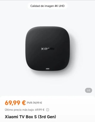 Xiaomi TV Box S 3ª Gen 4K Ultra HD