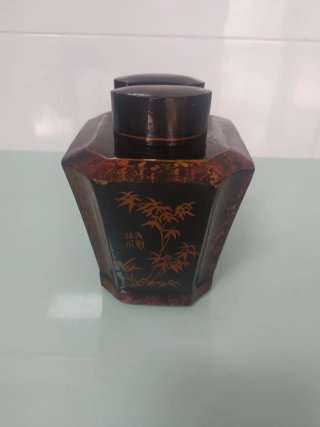 Botella Antigua Te Japonesa