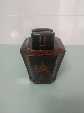 Botella Antigua Te Japonesa