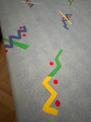 Cama nido 90 cm azul multicolor