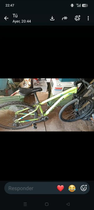 Bicicleta Rockrider Amarilla