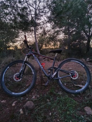 Bici MTB DobleSuspensión fox en oferta esta semana