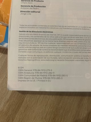 Matemáticas 5o de Primaria Y Lengua Castella y Lit