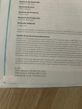 Matemáticas 5o de Primaria Y Lengua Castella y Lit