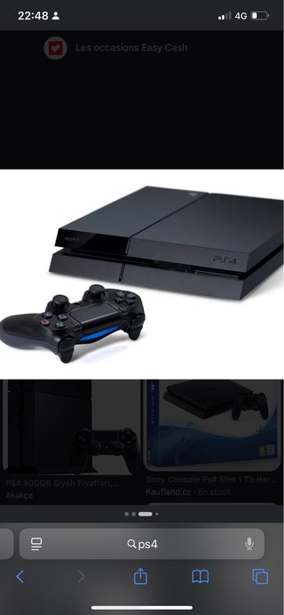 Consola PS4 con mando y TV 32
