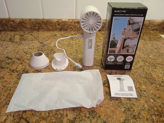 Ventilador Turbo Portátil Eurotec CD-08V, Nuevo