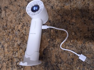 Ventilador Turbo Portátil Eurotec CD-08V, Nuevo