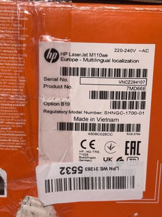 HP LaserJet M110we Impresora sin Cartucho