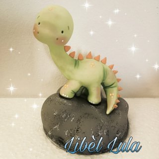 Topper Dino hecho en  Porcelana Fría