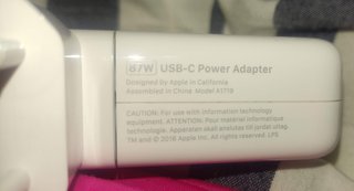 Adaptador de red Apple USB C 87W