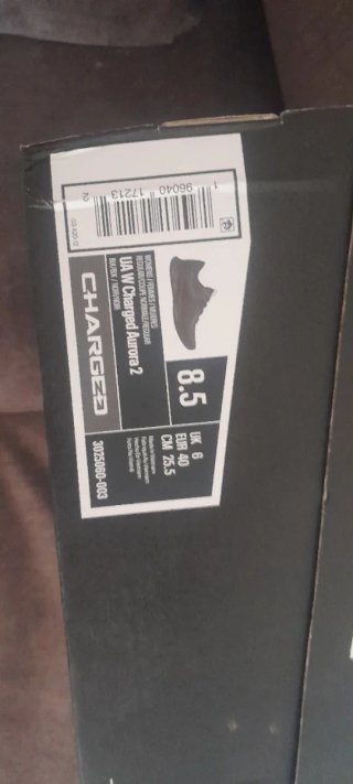 Zapatillas Under Armour Charged Aurora 2 Negras