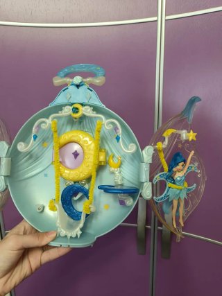 Barbie Fairytopia lumina hada dormitorio flor casa