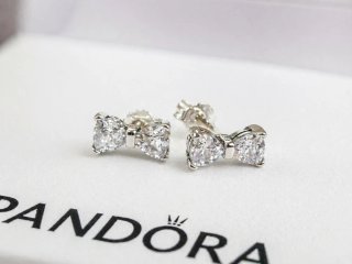 Pendientes Lazo y gargantilla  de lazo. Plata 925.