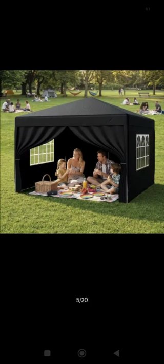 Carpas Plegables 3x3 con Laterales Impermeables
