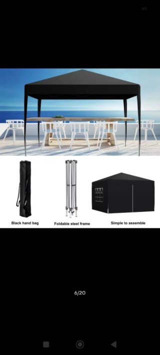 Carpas Plegables 3x3 con Laterales Impermeables