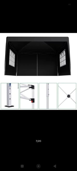Carpas Plegables 3x3 con Laterales Impermeables