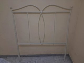 Cabecero de forja blanco 110cm