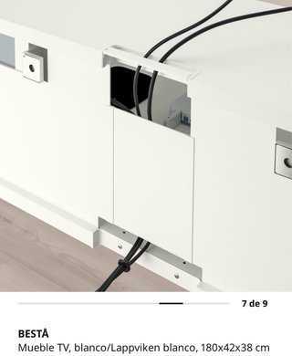 Mueble TV Blanco Besta Ikea