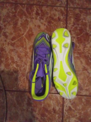Botas Adidas F50 Morado y Verde