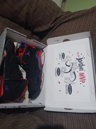 Jordan MVP Jumpman Zapatillas Negras Rojas