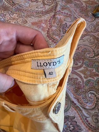 Pantalón pitillo amarillo Lloyd's talla 40/42